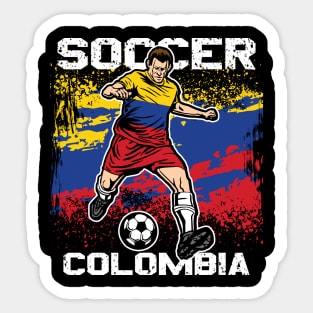 Colombia Soccer Futbol Sticker